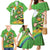 Personalised Ireland Rugby 2025 Family Matching Mermaid Dress and Hawaiian Shirt Irish Leprechaun Saint Patrick's Day