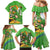 Personalised Ireland Rugby 2025 Family Matching Mermaid Dress and Hawaiian Shirt Irish Leprechaun Saint Patrick's Day