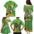 Personalised Ireland Rugby 2025 Family Matching Puletasi and Hawaiian Shirt Irish Leprechaun Saint Patrick's Day