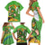 Personalised Ireland Rugby 2025 Family Matching Short Sleeve Bodycon Dress and Hawaiian Shirt Irish Leprechaun Saint Patrick's Day - Wonder Print Shop