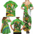 Personalised Ireland Rugby 2025 Family Matching Summer Maxi Dress and Hawaiian Shirt Irish Leprechaun Saint Patrick's Day - Wonder Print Shop