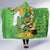 Personalised Ireland Rugby 2025 Hooded Blanket Irish Leprechaun Saint Patrick's Day - Wonder Print Shop