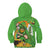 Personalised Ireland Rugby 2025 Kid Hoodie Irish Leprechaun Saint Patrick's Day - Wonder Print Shop