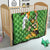 Personalised Ireland Rugby 2025 Quilt Irish Leprechaun Saint Patrick's Day