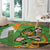 Personalised Ireland Rugby 2025 Round Carpet Irish Leprechaun Saint Patrick's Day