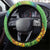 Ireland Rugby 2025 Steering Wheel Cover Irish Leprechaun Saint Patrick's Day