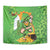 Personalised Ireland Rugby 2025 Tapestry Irish Leprechaun Saint Patrick's Day