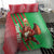 Custom Wales Rugby 2025 Bedding Set Go Welsh Dragon Sporty Style