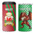 Custom Wales Rugby 2025 4 in 1 Can Cooler Tumbler Go Welsh Dragon Sporty Style