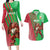 Custom Wales Rugby 2025 Couples Matching Long Sleeve Bodycon Dress and Hawaiian Shirt Go Welsh Dragon Sporty Style