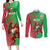 Custom Wales Rugby 2025 Couples Matching Long Sleeve Bodycon Dress and Long Sleeve Button Shirt Go Welsh Dragon Sporty Style