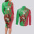 Custom Wales Rugby 2025 Couples Matching Long Sleeve Bodycon Dress and Long Sleeve Button Shirt Go Welsh Dragon Sporty Style