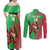 Custom Wales Rugby 2025 Couples Matching Off Shoulder Maxi Dress and Long Sleeve Button Shirt Go Welsh Dragon Sporty Style