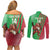 Custom Wales Rugby 2025 Couples Matching Off Shoulder Short Dress and Long Sleeve Button Shirt Go Welsh Dragon Sporty Style