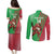 Custom Wales Rugby 2025 Couples Matching Puletasi and Long Sleeve Button Shirt Go Welsh Dragon Sporty Style