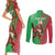 Custom Wales Rugby 2025 Couples Matching Short Sleeve Bodycon Dress and Long Sleeve Button Shirt Go Welsh Dragon Sporty Style