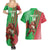 Custom Wales Rugby 2025 Couples Matching Summer Maxi Dress and Hawaiian Shirt Go Welsh Dragon Sporty Style