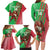 Custom Wales Rugby 2025 Family Matching Long Sleeve Bodycon Dress and Hawaiian Shirt Go Welsh Dragon Sporty Style