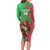 Custom Wales Rugby 2025 Family Matching Long Sleeve Bodycon Dress and Hawaiian Shirt Go Welsh Dragon Sporty Style