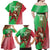 Custom Wales Rugby 2025 Family Matching Off Shoulder Maxi Dress and Hawaiian Shirt Go Welsh Dragon Sporty Style - Wonder Print Shop