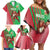 Custom Wales Rugby 2025 Family Matching Off Shoulder Short Dress and Hawaiian Shirt Go Welsh Dragon Sporty Style - Wonder Print Shop