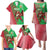 Custom Wales Rugby 2025 Family Matching Puletasi and Hawaiian Shirt Go Welsh Dragon Sporty Style