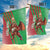 Custom Wales Rugby 2025 Garden Flag Go Welsh Dragon Sporty Style - Wonder Print Shop