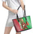 Custom Wales Rugby 2025 Leather Tote Bag Go Welsh Dragon Sporty Style