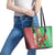 Custom Wales Rugby 2025 Leather Tote Bag Go Welsh Dragon Sporty Style