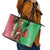 Custom Wales Rugby 2025 Leather Tote Bag Go Welsh Dragon Sporty Style