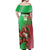 Custom Wales Rugby 2025 Off Shoulder Maxi Dress Go Welsh Dragon Sporty Style - Wonder Print Shop