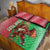 Custom Wales Rugby 2025 Quilt Bed Set Go Welsh Dragon Sporty Style