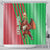 Custom Wales Rugby 2025 Shower Curtain Go Welsh Dragon Sporty Style