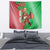 Custom Wales Rugby 2025 Tapestry Go Welsh Dragon Sporty Style