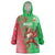 Custom Wales Rugby 2025 Wearable Blanket Hoodie Go Welsh Dragon Sporty Style