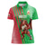 Custom Wales Rugby 2025 Women Polo Shirt Go Welsh Dragon Sporty Style