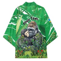 Personalized Rwanda Kwita Izina Kimono Name a Gorilla - Save a Species - Wonder Print Shop