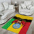 Personalised Mali Area Rug Vulture With Coat Of Arms Bogolan Pattern