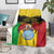 Personalised Mali Blanket Vulture With Coat Of Arms Bogolan Pattern