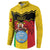 Personalised Mali Button Sweatshirt Vulture With Coat Of Arms Bogolan Pattern