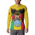 Personalised Mali Button Sweatshirt Vulture With Coat Of Arms Bogolan Pattern