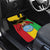 Personalised Mali Car Mats Vulture With Coat Of Arms Bogolan Pattern