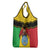 Personalised Mali Grocery Bag Vulture With Coat Of Arms Bogolan Pattern