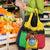 Personalised Mali Grocery Bag Vulture With Coat Of Arms Bogolan Pattern