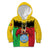 Personalised Mali Kid Hoodie Vulture With Coat Of Arms Bogolan Pattern - Wonder Print Shop