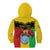 Personalised Mali Kid Hoodie Vulture With Coat Of Arms Bogolan Pattern - Wonder Print Shop