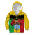 Personalised Mali Kid Hoodie Vulture With Coat Of Arms Bogolan Pattern - Wonder Print Shop