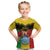 Personalised Mali Kid T Shirt Vulture With Coat Of Arms Bogolan Pattern - Wonder Print Shop