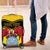 Personalised Mali Luggage Cover Vulture With Coat Of Arms Bogolan Pattern - Wonder Print Shop