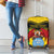 Personalised Mali Luggage Cover Vulture With Coat Of Arms Bogolan Pattern - Wonder Print Shop